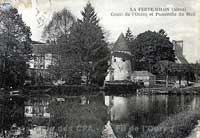 LA FERTE-MILON (Aisne) Canal de l'Ourcq et Passerelle du Mail